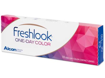 FreshLook One Day Color Green - mit Stärke (10 Linsen)