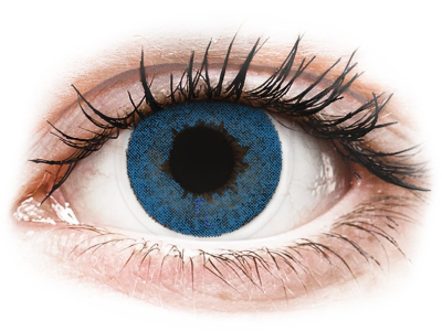 FreshLook Dimensions Pacific Blue - mit Stärke (6 Linsen) - Coloured contact lenses