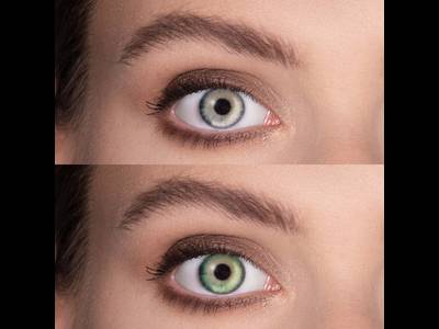 FreshLook Dimensions Sea Green - mit Stärke (6 Linsen)