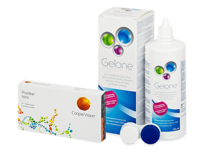 Proclear Toric (6 Linsen) + Gelone 360 ml - Spar-Set