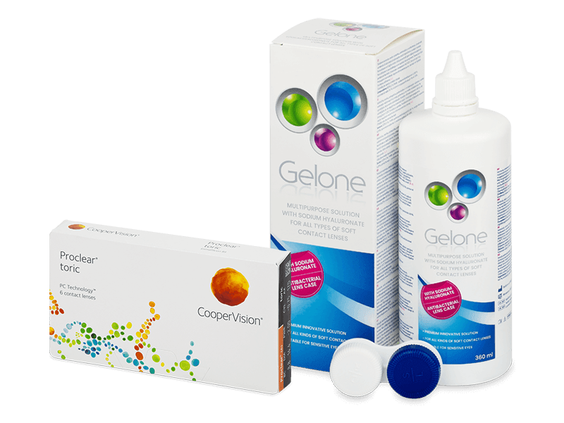 Proclear Toric (6 Linsen) + Gelone 360 ml - Spar-Set