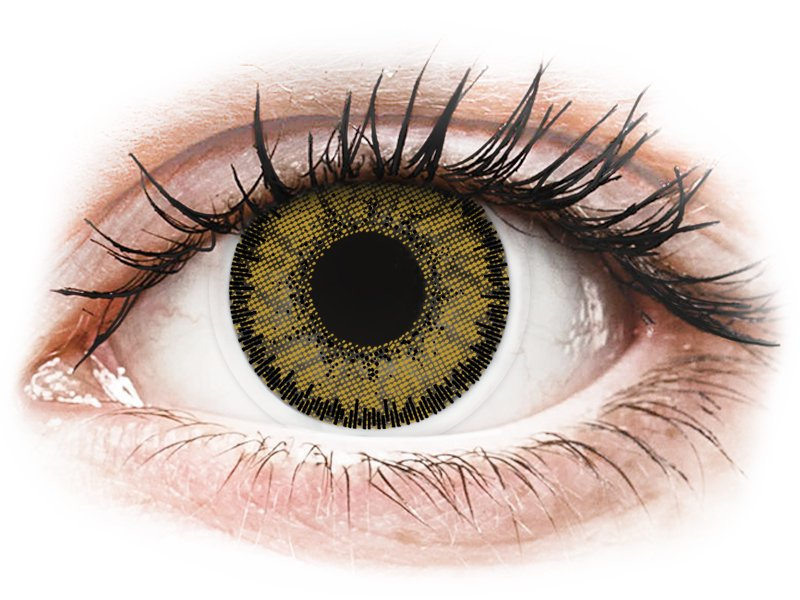 SofLens Natural Colors Dark Hazel - mit Stärke (2 Linsen) - Coloured contact lenses