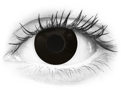 ColourVUE Crazy Lens - Blackout - Tageslinsen ohne Stärke (2 Linsen)