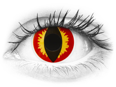 ColourVUE Crazy Lens - Dragon Eyes - Tageslinsen ohne Stärke (2 Linsen)