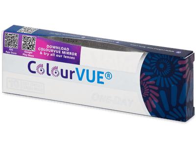 ColourVue One Day TruBlends Blue - mit Stärke (10 Linsen) - Dieses Produkt gibt es außerdem in folgenden Abpackungen