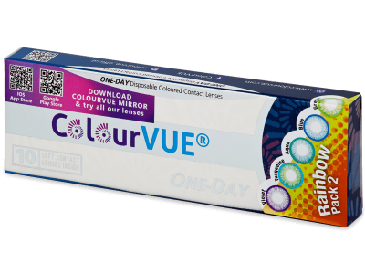 ColourVue One Day TruBlends Rainbow 2 - ohne Stärke (10 Linsen) - Dieses Produkt gibt es außerdem in folgenden Abpackungen