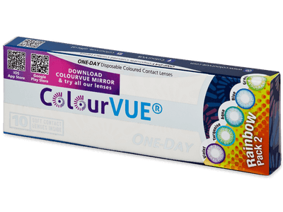 ColourVue One Day TruBlends Rainbow 2 - ohne Stärke (10 Linsen) - Dieses Produkt gibt es außerdem in folgenden Abpackungen