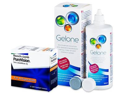 PureVision Toric (6 Linsen) + Gelone 360ml
