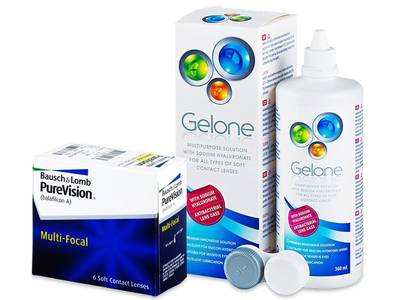 PureVision Multi-Focal (6 Linsen) + Gelone 360 ml