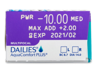 Dailies AquaComfort Plus Multifocal (30 Linsen) - Vorschau