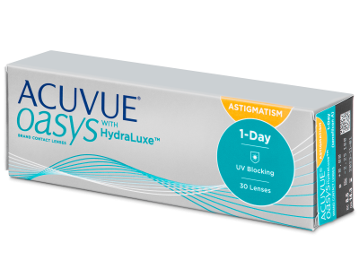 Acuvue Oasys 1-Day with HydraLuxe for Astigmatism (30 Linsen) - Torische Kontaktlinsen