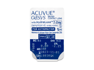 Acuvue Oasys 1-Day with HydraLuxe for Astigmatism (30 Linsen) - Blister Vorschau
