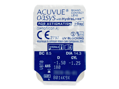 Acuvue Oasys 1-Day with HydraLuxe for Astigmatism (30 Linsen) - Blister Vorschau