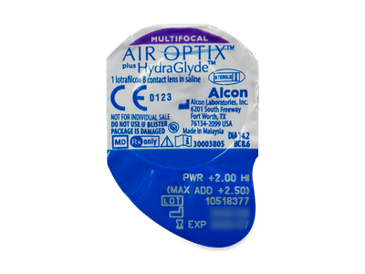 Air Optix plus HydraGlyde Multifocal (6 Linsen) - Blister Vorschau