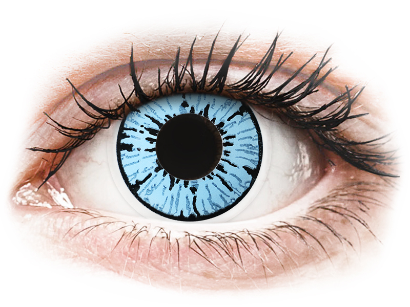 ColourVUE Crazy Lens - Blizzard - ohne Stärke (2 Linsen) - Coloured contact lenses