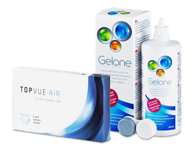 TopVue Air (6 Linsen) + Gelone 360 ml