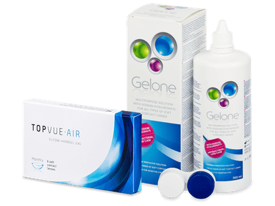 TopVue Air (6 Linsen) + Gelone 360 ml