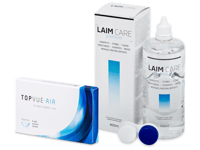 TopVue Air (6 Linsen) + Laim Care 400 ml