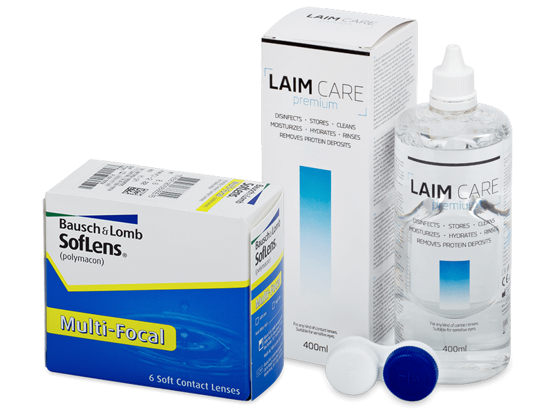 SofLens Multi-Focal (6 Linsen) + Laim Care 400 ml - Spar-Set