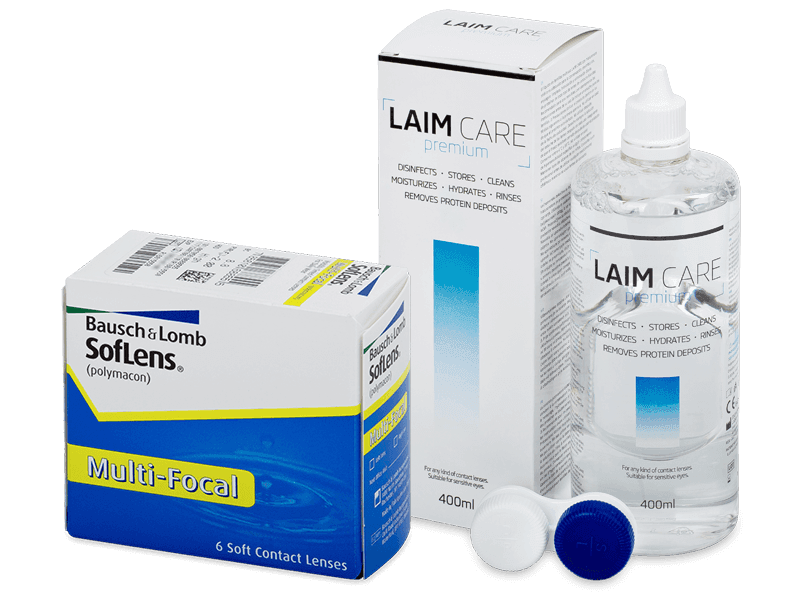 SofLens Multi-Focal (6 Linsen) + Laim Care 400 ml - Spar-Set