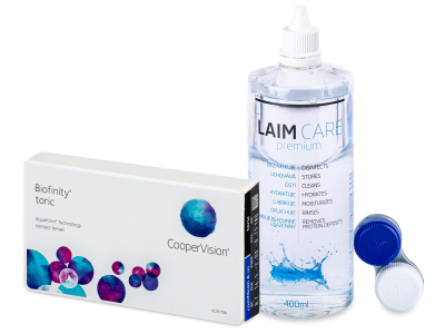 Biofinity Toric (6 Linsen) + Laim Care 400 ml