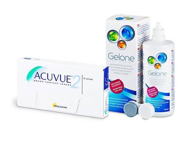 Acuvue 2 (6 Linsen) + Gelone 360 ml