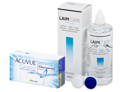 Acuvue Oasys for Astigmatism (12 Linsen) + Laim Care 400 ml