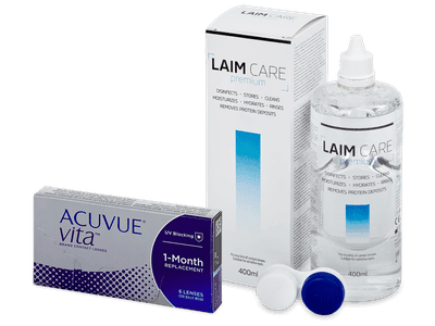 Acuvue Vita (6 Linsen) + Laim Care 400 ml