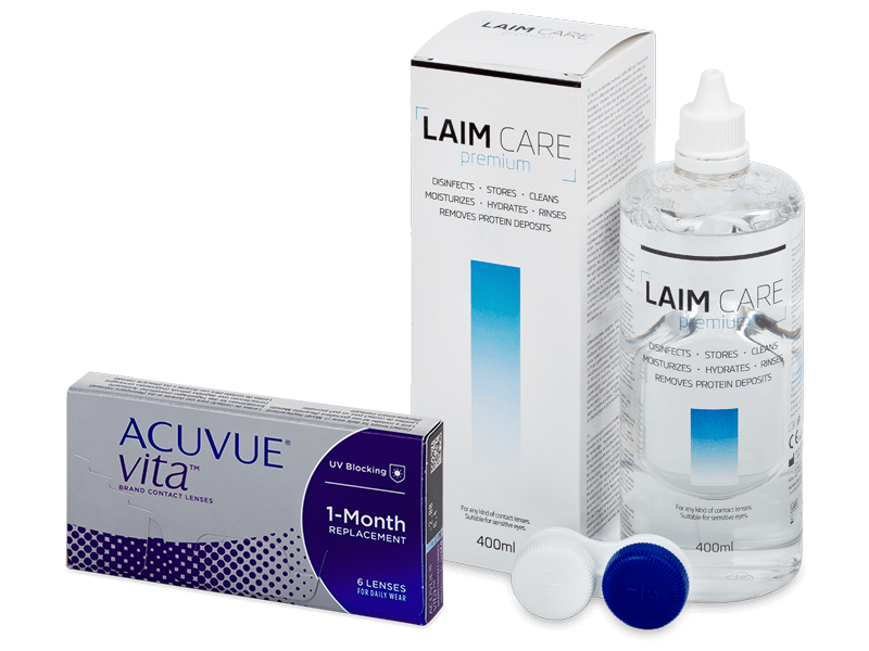 Acuvue Vita (6 Linsen) + Laim-Care 400 ml - Spar-Set