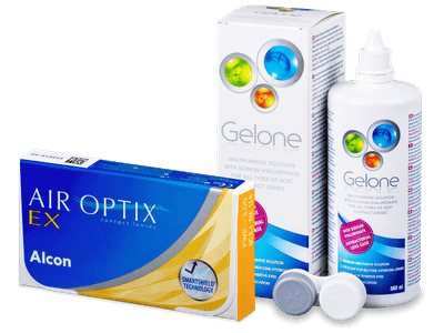 Air Optix EX (3 Linsen) + Gelone 360 ml