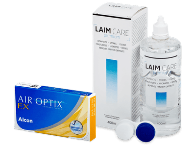 Air Optix EX (3 Linsen) + Laim Care 400 ml