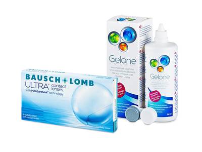 Bausch + Lomb ULTRA (6 Linsen) + Gelone 360 ml