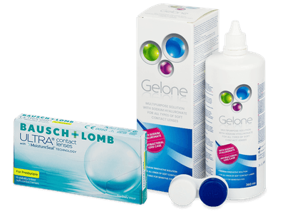 Bausch + Lomb ULTRA for Presbyopia (6 Linsen) + Gelone 360 ml