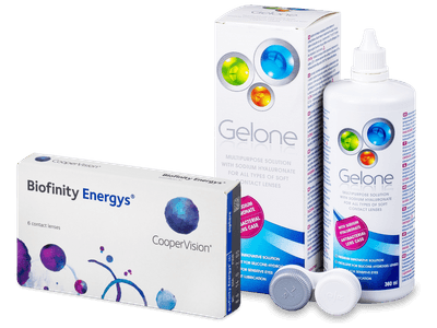 Biofinity Energys (6 Linsen) + Gelone 360 ml