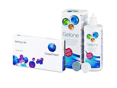 Biofinity XR (3 Linsen) + Gelone 360 ml