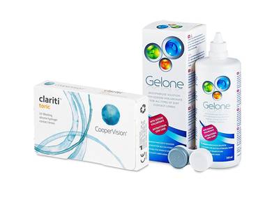 Clariti Toric (6 Linsen) + Gelone 360 ml - Älteres Design