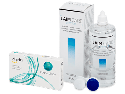 Clariti Toric (6 Linsen) + Laim Care 400 ml