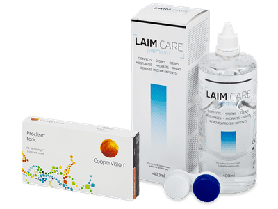 Proclear Toric (3 Linsen) + Laim Care 400 ml