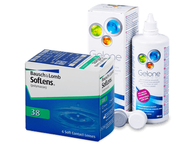 SofLens 38 (6 Linsen) + Gelone 360 ml