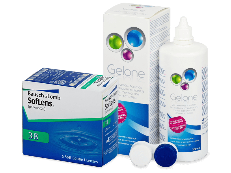 SofLens 38 (6 Linsen) + Gelone 360 ml - Spar-Set