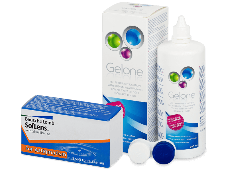 SofLens Toric (3 Linsen) + Gelone 360 ml - Spar-Set