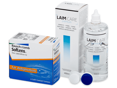 SofLens Toric (6 Linsen) + Laim Care 400 ml