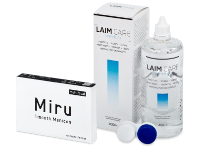 Miru 1month Menicon multifocal (6 Linsen) + Laim Care 400 ml