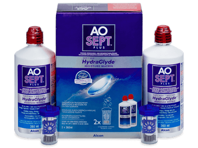 AO SEPT PLUS HydraGlyde 2 x 360 ml - Pflegelösung – günstigeres Duo Pack