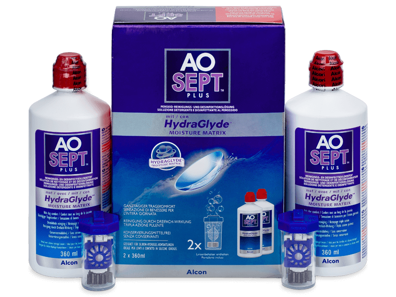 AO SEPT PLUS HydraGlyde 2 x 360 ml - Pflegelösung – günstigeres Duo Pack