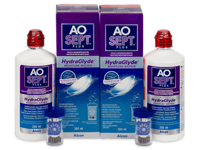 Pflegemittel AO SEPT PLUS HydraGlyde 2 x 360 ml - Dieses Produkt gibt es außerdem in folgenden Abpackungen
