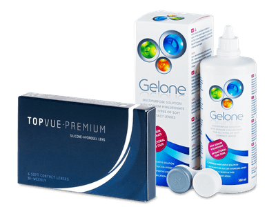 TopVue Premium (6 Linsen) + Gelone 360 ml