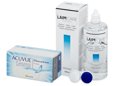 Acuvue Oasys (24 Linsen) + Laim Care 400 ml