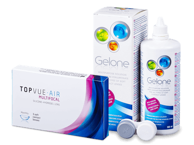 TopVue Air Multifocal (3 Linsen) + Gelone 360 ml