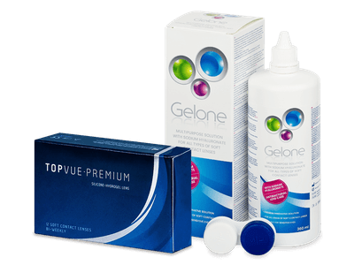 TopVue Premium (12 Linsen) + Gelone 360 ml